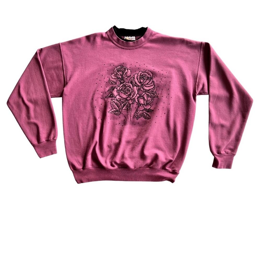 Vintage 90s Floral Sweater